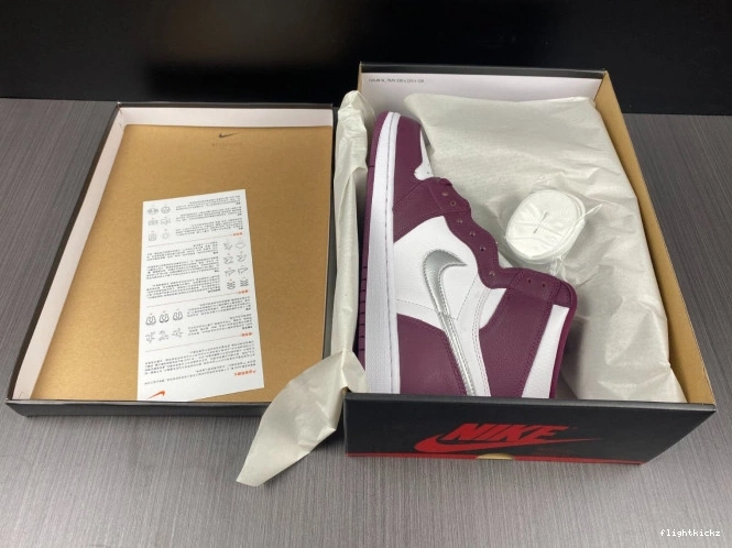 1 Bordeaux Jordan Air 555088-611 OG High 0824